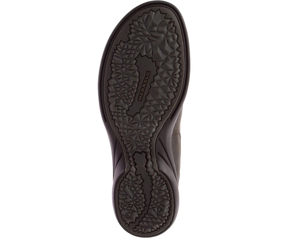 Botas Senhora - Merrell Andover Peak Waterproof - Marrom - KNX726058